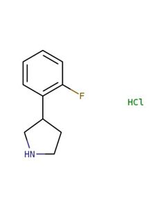 Astatech 3-(2-FLUOROPHENYL)PYRROLIDINE HCL; 1G; Purity 95%; MDL-MFCD03094757